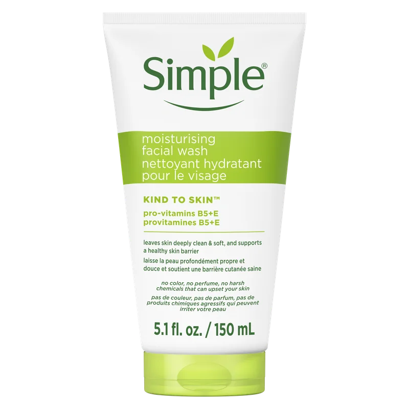 Simple Kind to Skin Moisturizing Facial Wash (US) product pack